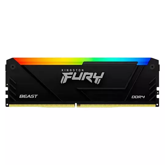 MEMORIA RAM KINGSTON FURY BEAST RGB DDR4DDR4, 3600MHZ, 32GB, CL18, XMP