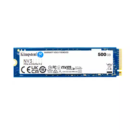 SSD KINGSTON SNV3S NVME, 500GB, PCI EXPRESS 4.0, M.2
