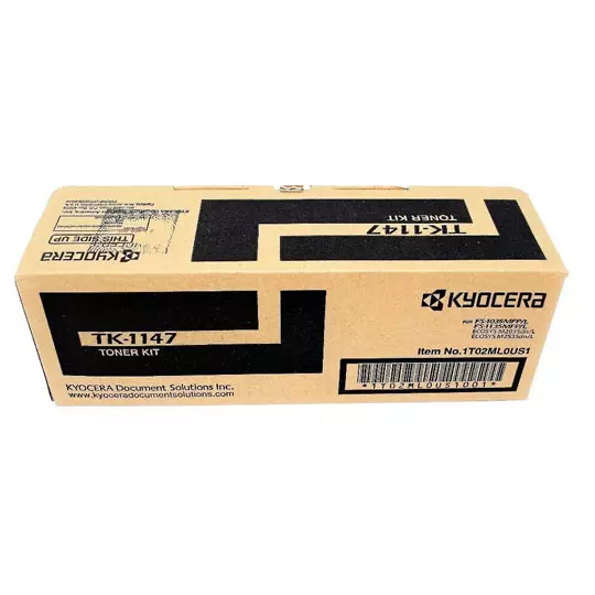 Toner Kyocera TK-1147 negro. 