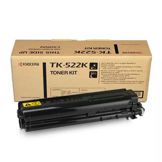 Toner Kyocera TK-522 negro.