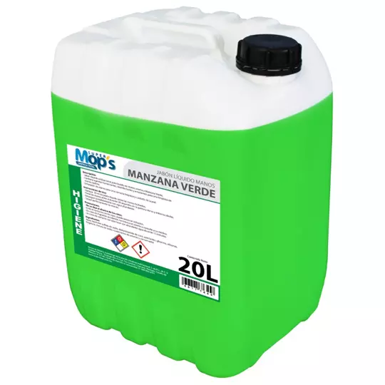 Jabon para manos antibacterial Super mops aroma manzana 20 Lt.