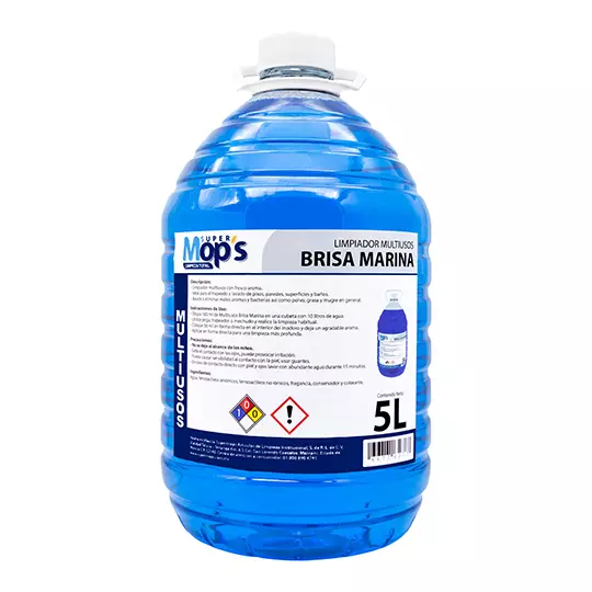 Limpiador multiusos Super mops aroma brisa marina 5 Lt.