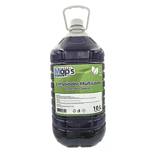 Limpiador multiusos Supermops Eco aroma lavanda 10Lt.