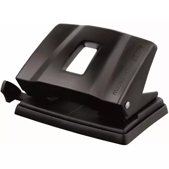 Perforadora essentials 2 orificios Mapedperforadora metálica negra