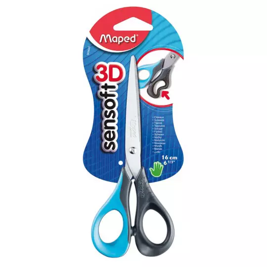 Tijera sensoft Maped de 16 cm  tijera multiusos