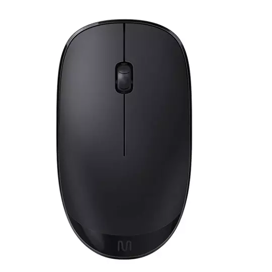 Mouse inalámbrico MULTI con clic silencioso USB 1200dpi color negro