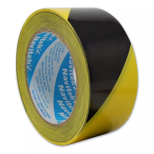Cinta de marcaje uso 755 Navitek amarillo/negro 48 mm x 33 m empaque con 6 pzas