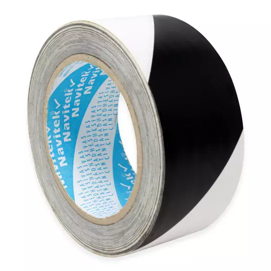 Cinta de marcaje uso 755 Navitek blanco/negro 48 mm x 33 m empaque con 6 pzas