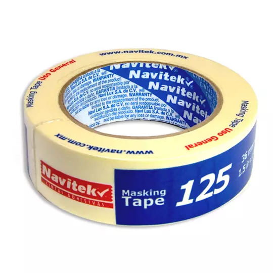 Masking tape uso 125 Navitek color natural 36 mm x 50 m
