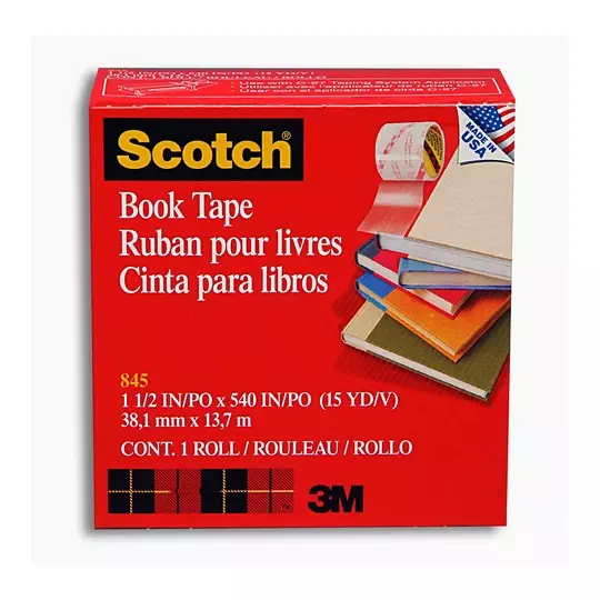 Cinta Mod. 845-150  para libros Scotch 3M 38.1x13.7 caja con 1 pieza