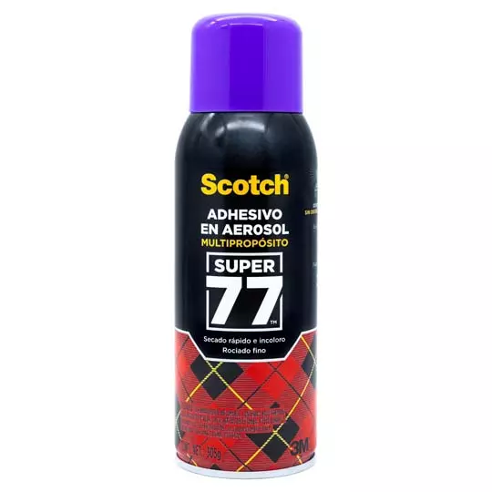 Adhesivo Spray Super 77 Mod. 7716-SP Scotch 3M 305gr 1 pieza