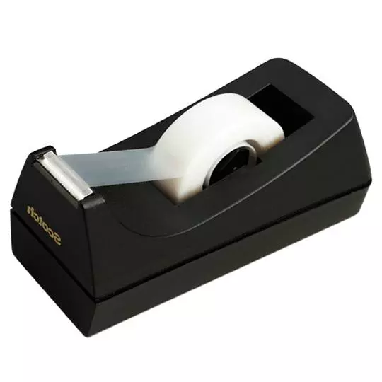 Despachador para cinta Scotch Mod C-38 negro 1 pieza