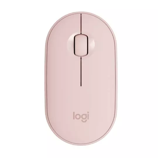 Mouse Logitech M350 Pebble Inálambrico Rosa