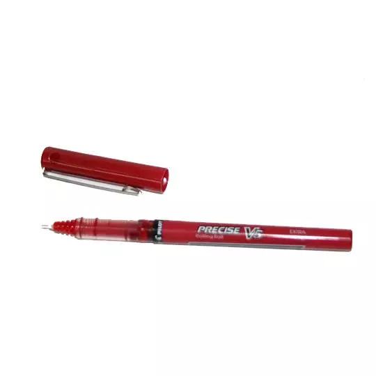 Bolígrafo extra fino Precise V5 Pilot punta rodante, color rojo, caja c/12 pzas