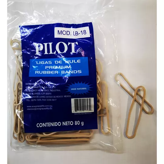Ligas Pilot No. 18 nacional bolsa de 80 g