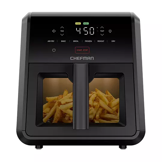 Freidora de aire CHEFMAN turbo fry 6.6 litros negra RJ38-7TW-MX