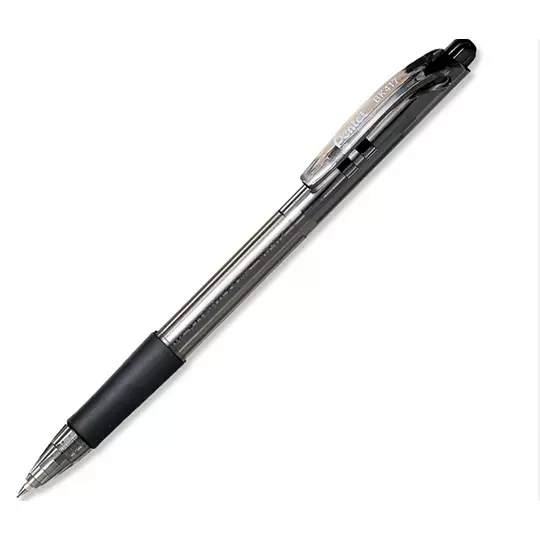 Boligrafo retractil Pentel Wow negro punto 0.7 caja 12 pz
