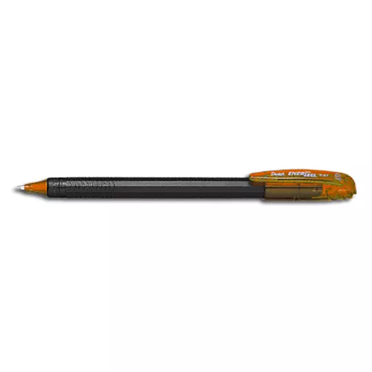 Bolígrafo stick Pentel Energel naranja