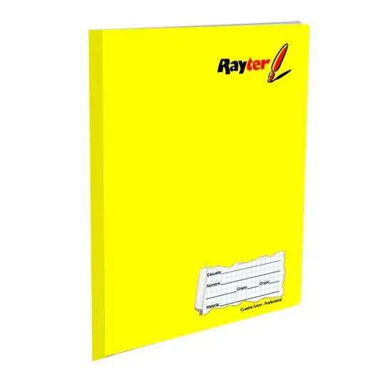 Cuaderno collage Rayter, cuadro 5mm,i colores, con 100 hojas