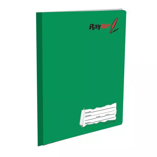 Cuaderno profesional Rayter de raya, ios colores, con 100 hojas