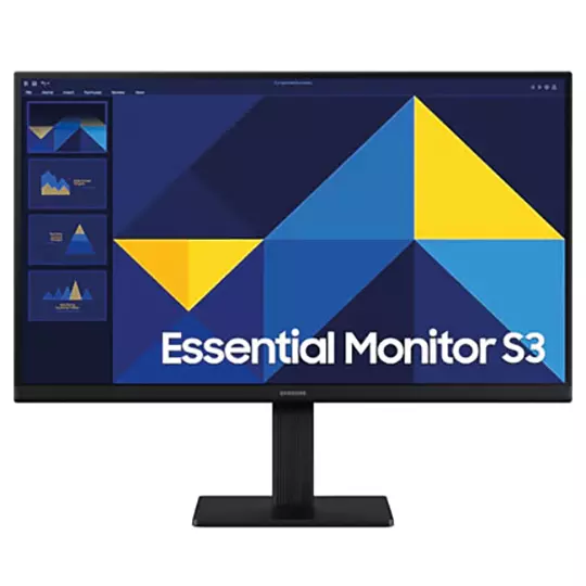 Monitor Samsung 22 Pulgadas - Essential S3, S30GD, IPS, FHD, Plano, 100HZ, 5MS, LS22D300GALXZX