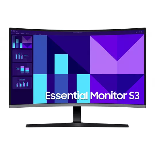 Monitor LED Samsung 32 Pulgadas /S3 S39GD Mainstream/ FHD (1920 X 1080) / VA / Curvo/HDMI/D-Sub/ 100HZ / Negro.