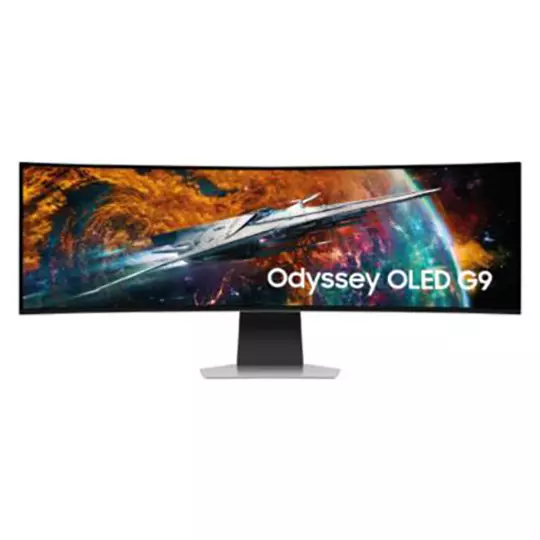 Monitor Curvo Samsung Gamer OLED 49" 240Hz c/Bocinas Plata