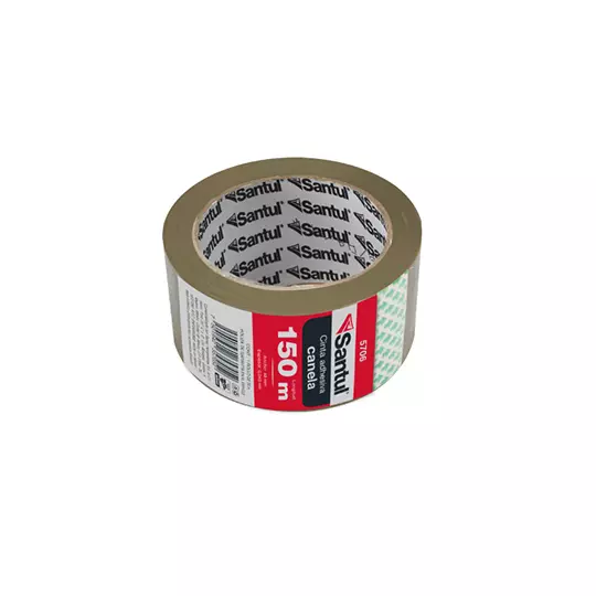 Cinta empaque adhesiva SANTUL canela de 48MM X 150M