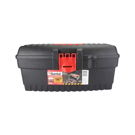 Caja para herramientas Santul color negra de 16"