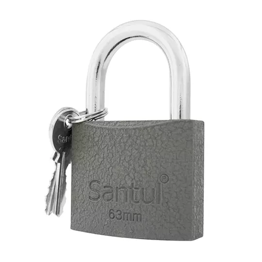 Candado SANTUL cuerpo de hierro 63mm 1PZGancho estandar
