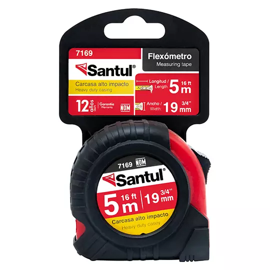 Cinta métrica santul de 5 M.