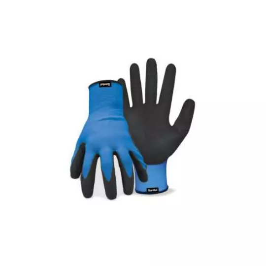 Guante de poliéster con nitrilo santul talla mediana modelo 8884