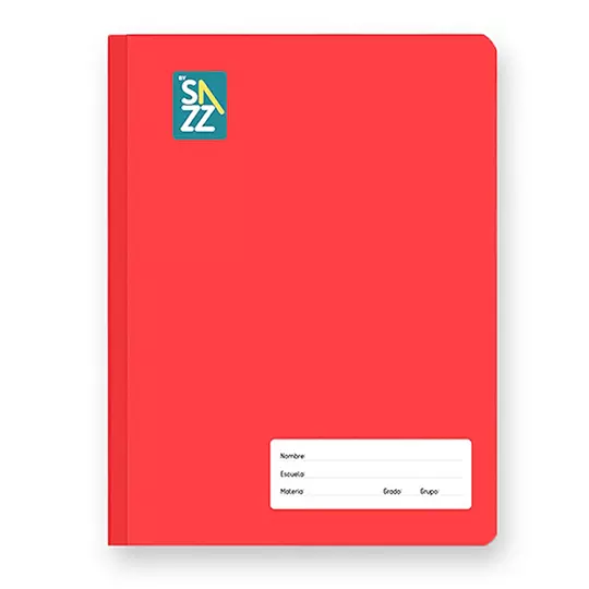Cuaderno profesional SAZZ Unicolor cosido cuadro chico C5 con 100 hojas