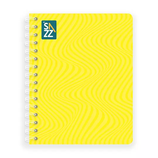 Cuaderno profesional SAZZ Classic doble arillo raya con 100 hojas