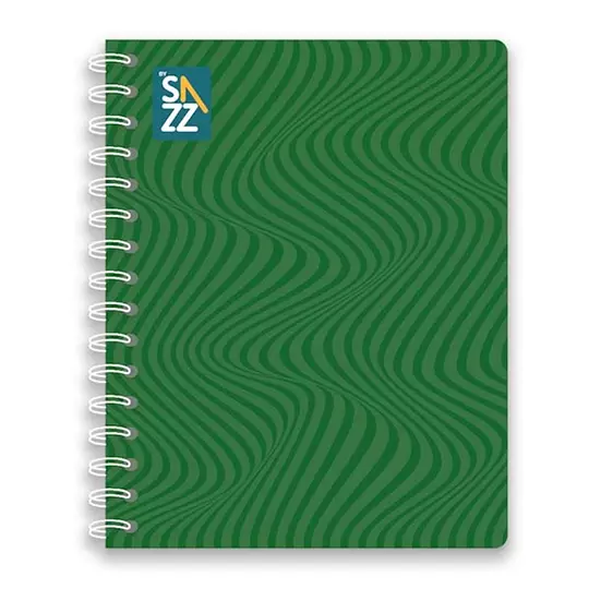 Cuaderno forma francesa SAZZ Classic doble arillo cuadro grande C7 con 100 hojas