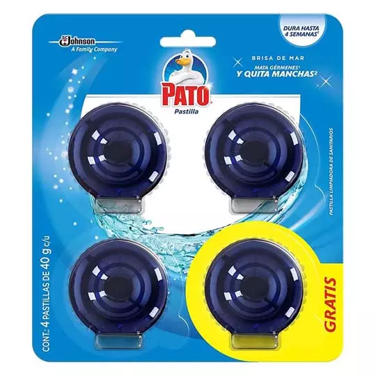 Pato Pastilla Limpiadora Azul 40GM