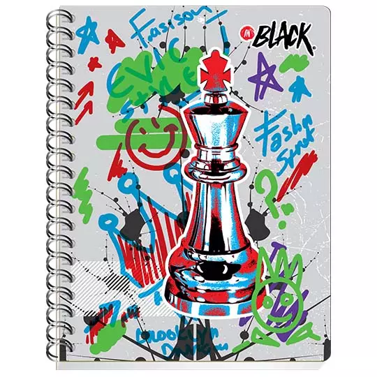 Cuaderno profesional SCRIBE Inblack raya con 100 hojas