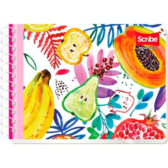 Cuaderno forma italiana SCRIBE Mega blanco con 100 hojas