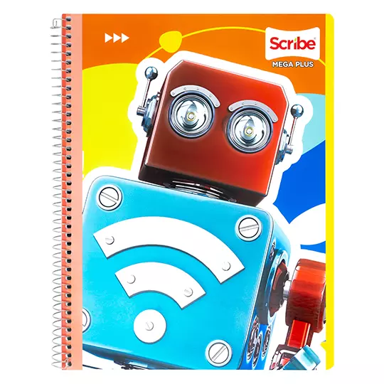 Cuaderno profesional SCRIBE Mega plus cuadro grande (7 mm) con 100 hojas