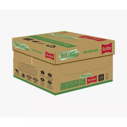Caja de papel bond Scribe Tree Free