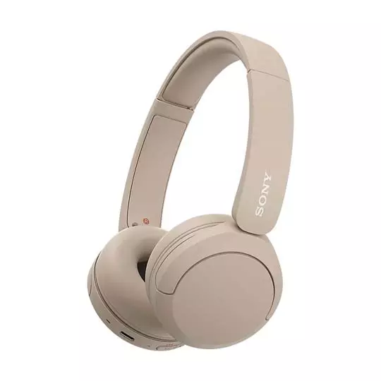 DIADEMA SONY INALÁMBRICA COLOR BEIGE.