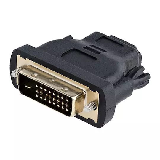 Adaptador Convertidor Startech HDMI Hembra - DVI-D Macho, Negro