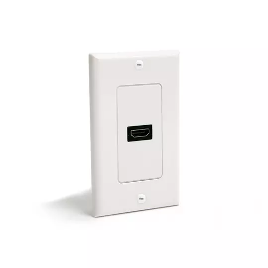 Placa de pared HDMI de una entrada blanco Startech