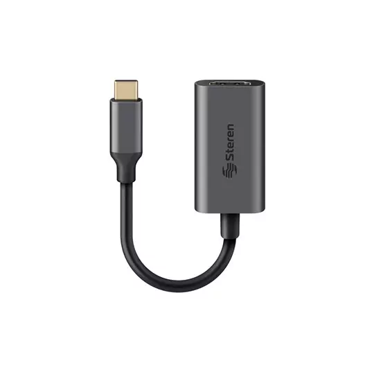 Adaptador STEREN con conexión USB C a HDMI con resolución UHD