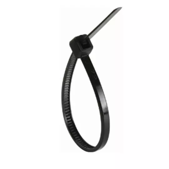Cinchos sujetacables STEREN TY24NE de 3.6 mm x 15 cm color negro 100 piezas