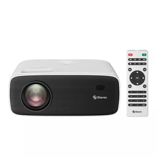 Proyector multimedia STEREN con 9650 lúmenes full HD y conexión bluetooth