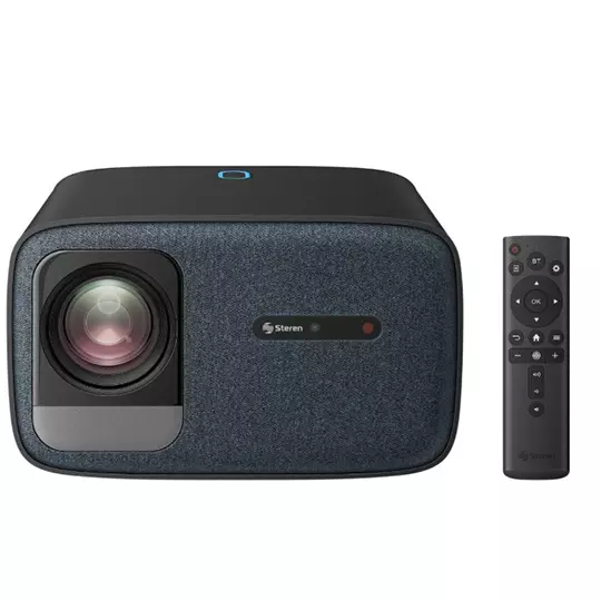 Proyector multimedia STEREN con 650 ANSI (20200 lúmenes) enfoque automático