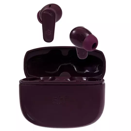 Audífonos inalámbricos STF modelo one TWS con enc color vino