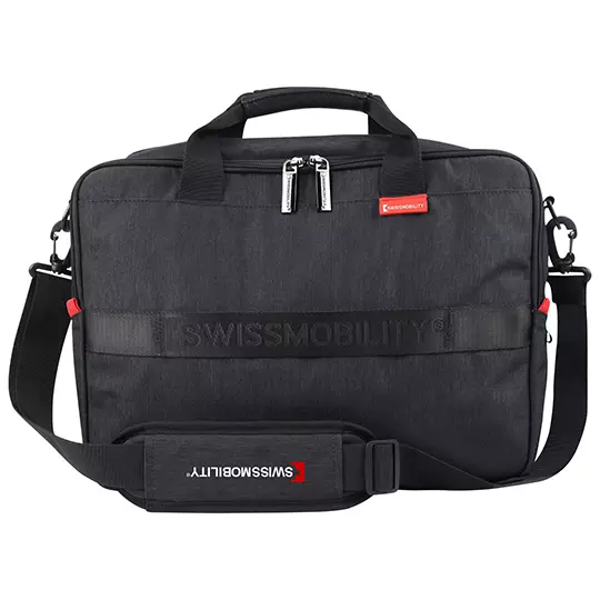 Maletín porta laptop Swissmobility THAL 17" color negro