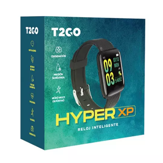 Smartwatch T2GO modelo Hyper XP pantalla 1.3"